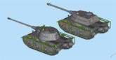 3d Printed 1/35/72 German E75 TS/Wild Boar Heavy Tank Kit